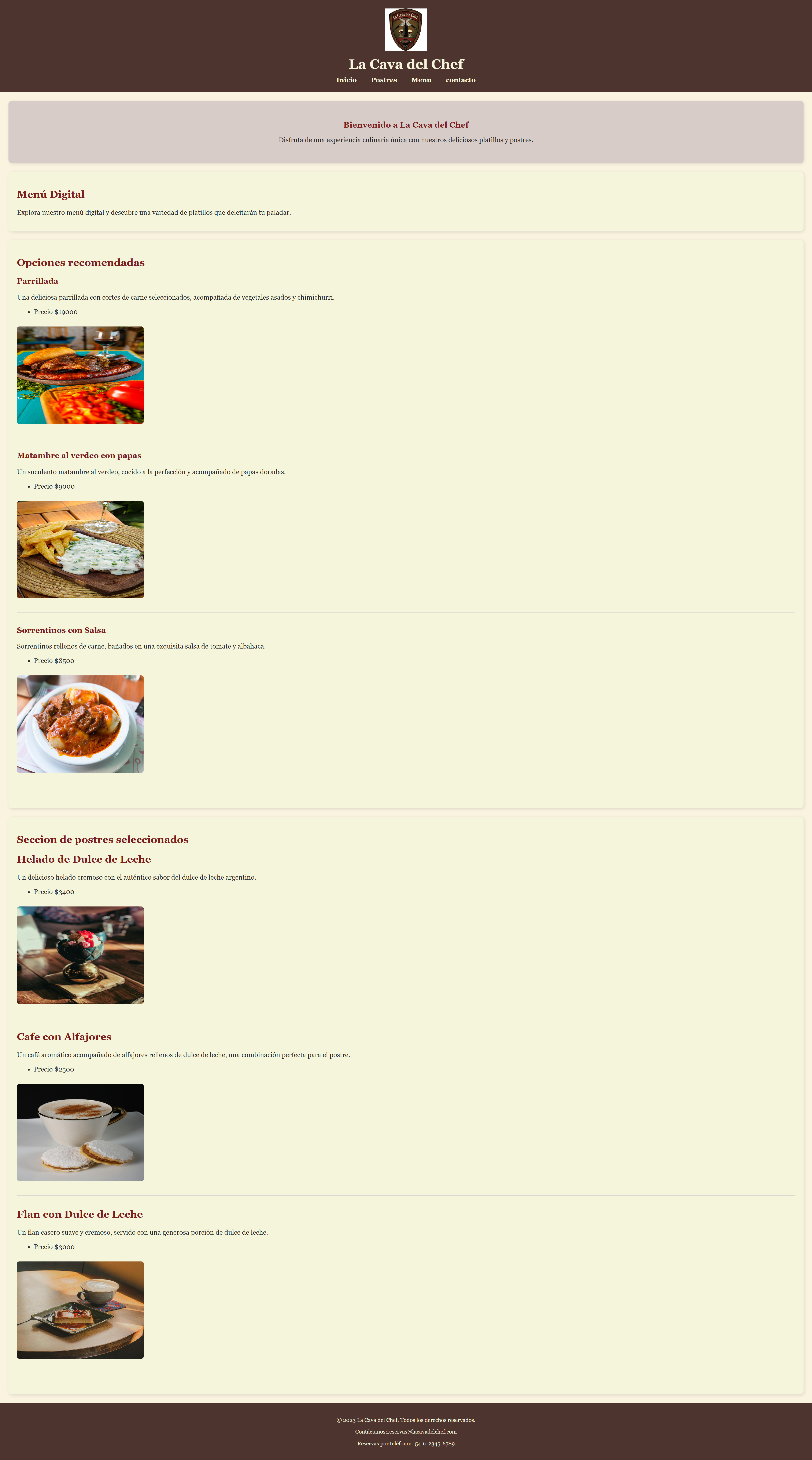 La Cava del Chef